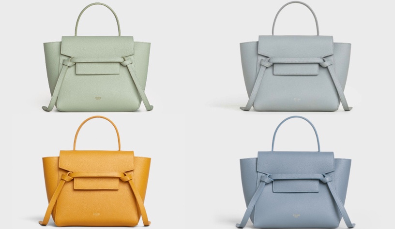 CELINE BELT 寶寶藍、薄荷綠、黃,NT$69,000