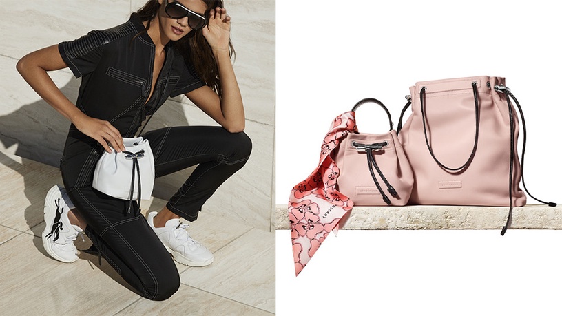 Longchamp Roseau Souple 迷你水桶包,NT$18,300