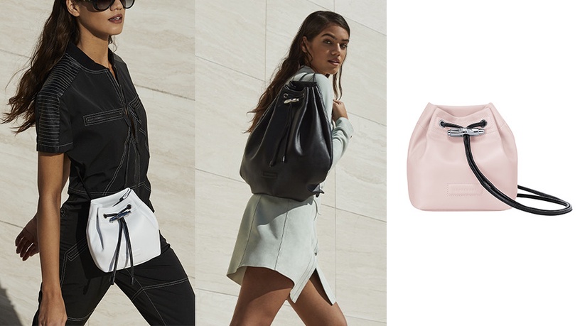 Longchamp Roseau Souple 迷你水桶包,NT$18,300