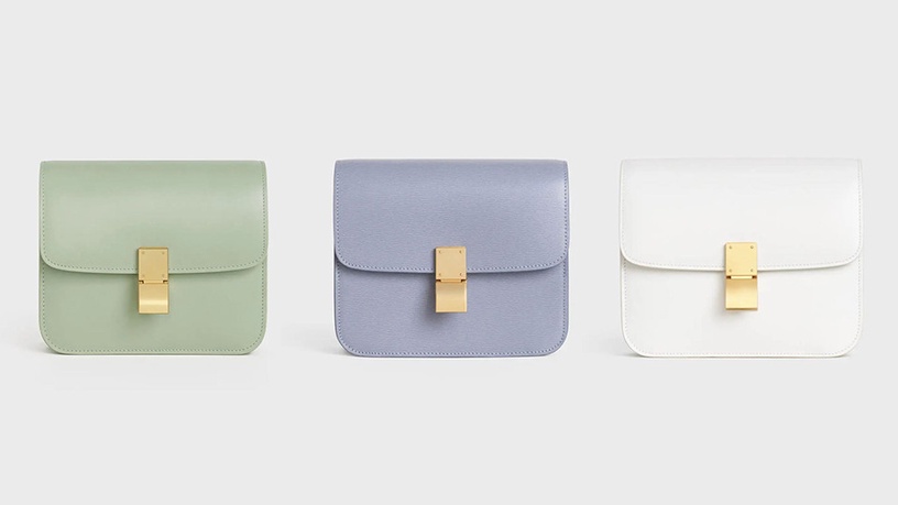 CELINE TEEN CLASSIC北極藍 、薄荷綠,NT$110,000