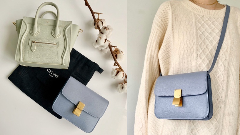 CELINE TEEN CLASSIC北極藍,NT$110,000