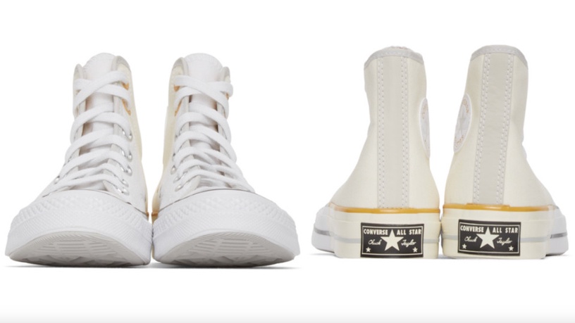 2020 CONVERSE夢幻拼接再+1!「白x米」低調活潑的仙女配色,還偷加橘子牛奶超欠收~