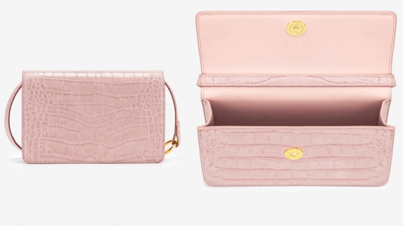 JW Pei 粉紅鍊條包 Julia Acrylic Chain Crossbody Bag