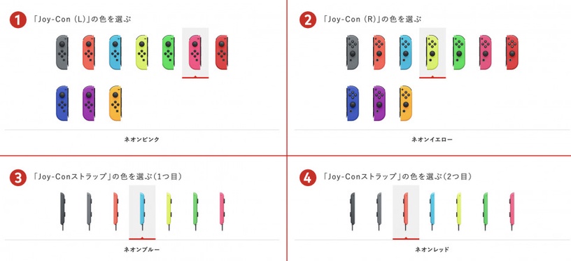任天堂「客製化Switch」服務上線!任選四色搭配,輕鬆打造自己的超美Switch~