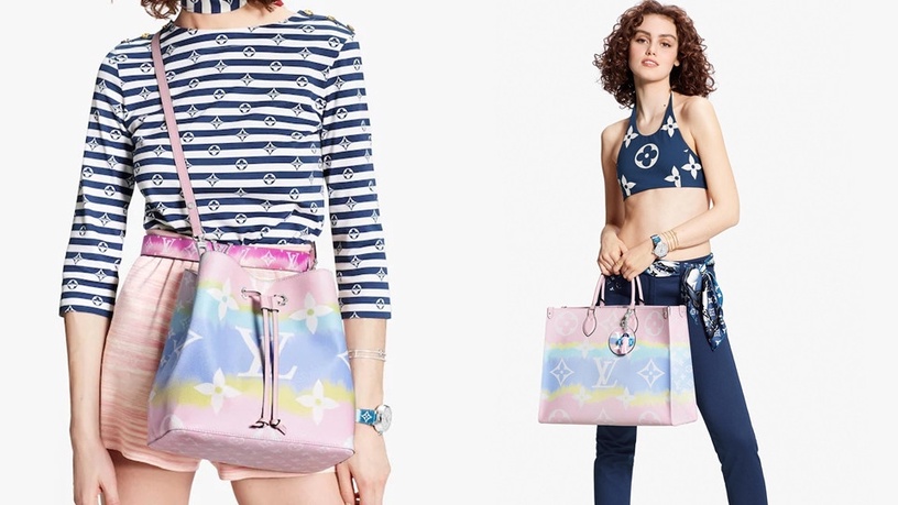 2020夏日It Bag!LV全新「Escale紮染系列」經典包款換新色,漸層粉色超夢幻~