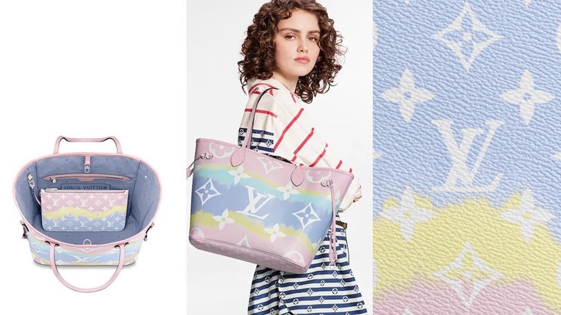 2020夏日It Bag!LV全新「Escale紮染系列」經典包款換新色,漸層粉色超夢幻~
