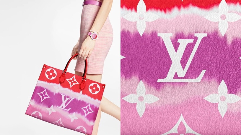 2020夏日It Bag!LV全新「Escale紮染系列」經典包款換新色,漸層粉色超夢幻~
