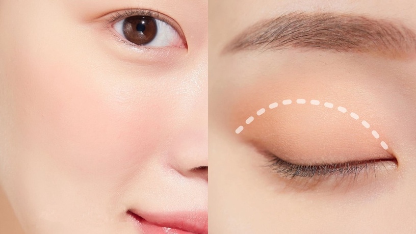 眼影手殘者必學!超簡單1/2、1/3「眼影公式」、不同眼型畫法教學,矯正眼型、放大雙眼