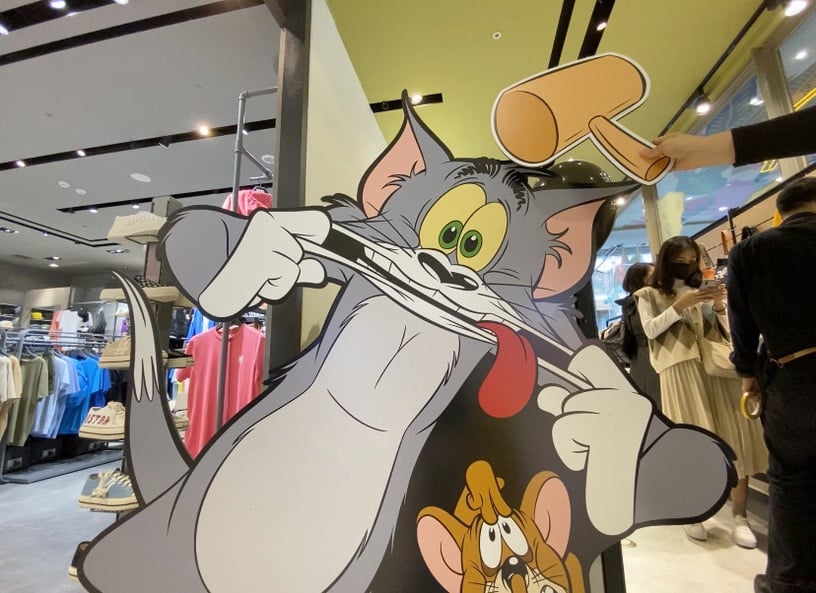 Tom and Jerry-大托特包-拼貼款/NT599