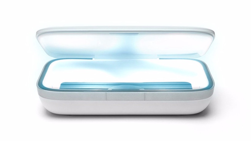 痘痘肌必備「紫外線手機消毒器」!手機可邊充電邊殺菌,號稱99.9%的細菌都可以消除!