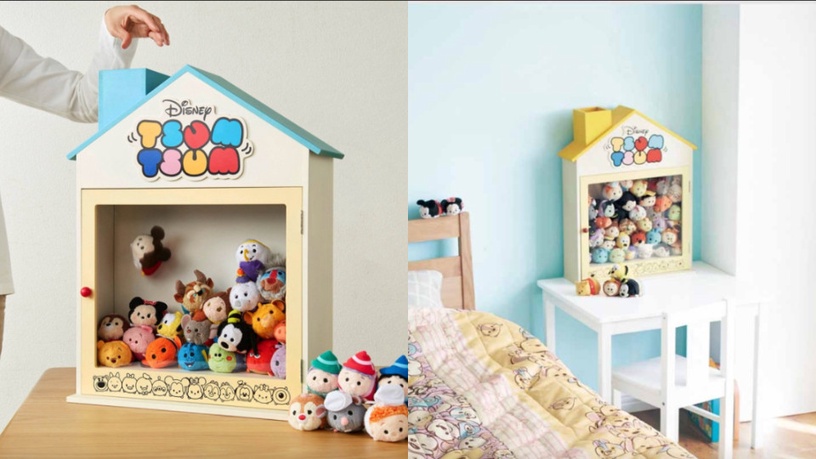 迪士尼娃娃收納箱登場!tsum tsum小屋排排站,還有nuiMOs專屬公寓、迷你衣櫃超療癒~