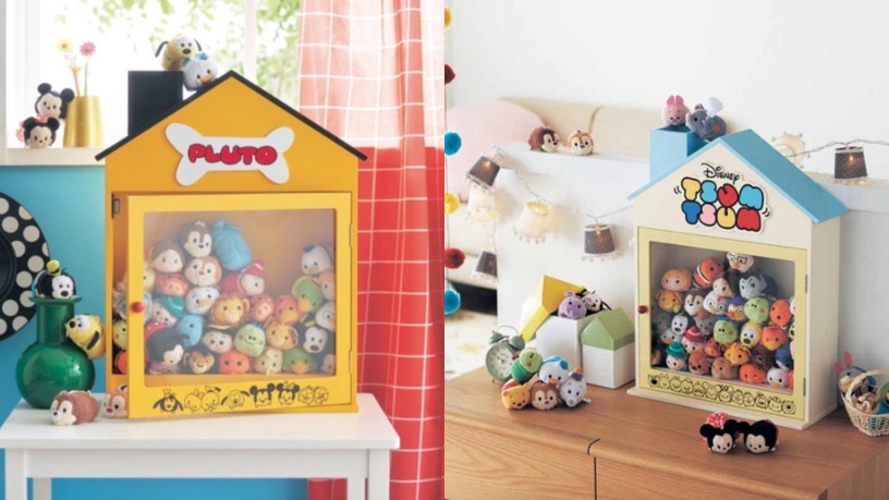 迪士尼娃娃收納箱登場!tsum tsum小屋排排站,還有nuiMOs專屬公寓、迷你衣櫃超療癒~