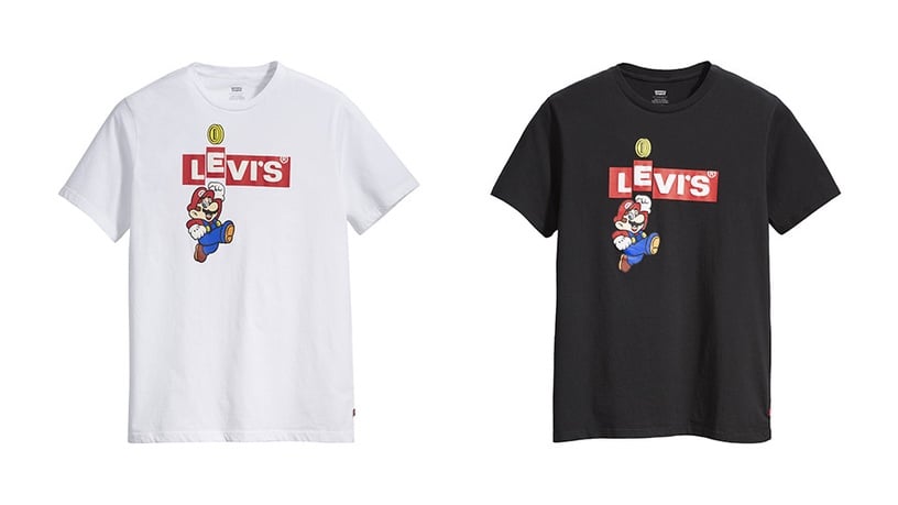 LEVI’S X Super Mario「碧姬公主小LOGO TEE」NT$ 1,490