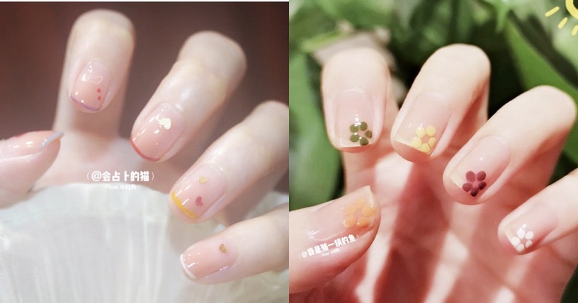 春夏ins風「水光美甲」圖鑑!超甜粉透光顯手白,水墨畫暈染仙氣爆棚!