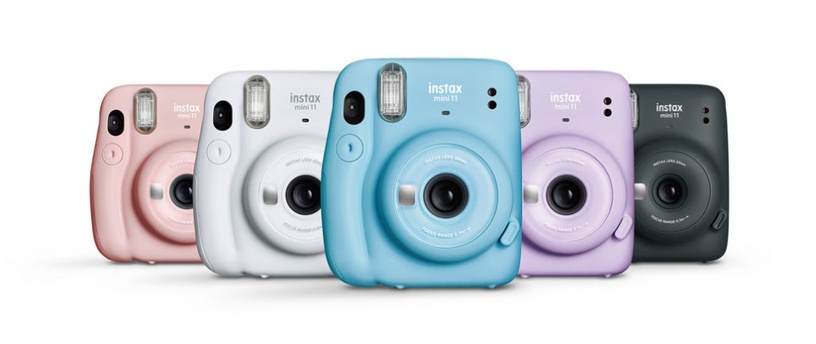 FUJI mini instax 11新發售!可隨拍即印,絕美「櫻花粉、香芋紫」新色必入手!