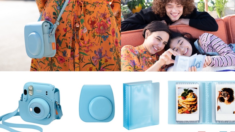 FUJI mini instax 11新發售!可隨拍即印,絕美「櫻花粉、香芋紫」新色必入手!
