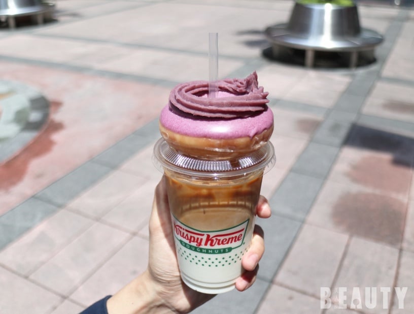甜甜圈也能加芋泥!Krispy Kreme推出芋泥紫薯甜甜圈,加碼超夯的檸檬糖霜甜甜圈回歸囉