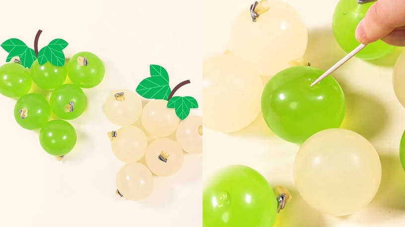 好像真的葡萄串!韓國7-11推出「QQ葡萄果凍球」還有蜜桃、荔枝口味等你來嚐鮮~