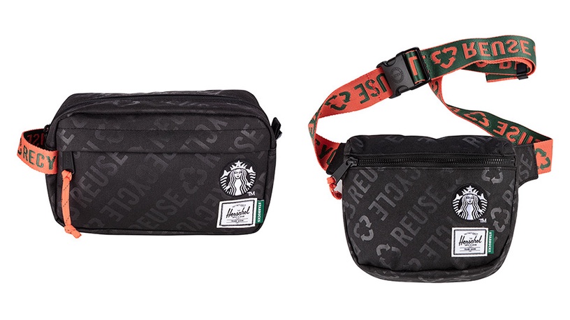 星巴克 X HERSCHEL SUPPLY推出聯名系列,環保3R+綠色內襯設計,經典時尚又實用
