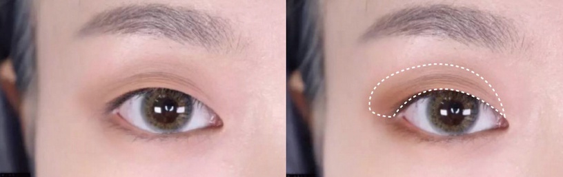 單眼皮眼妝教學!《永遠的君主》金高銀仿妝,關鍵在只畫1/3眼影,變身深邃電眼美女!