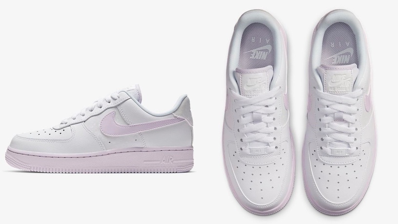 芋泥色鞋款推薦:Nike Air Force 1 奶油芋頭紫