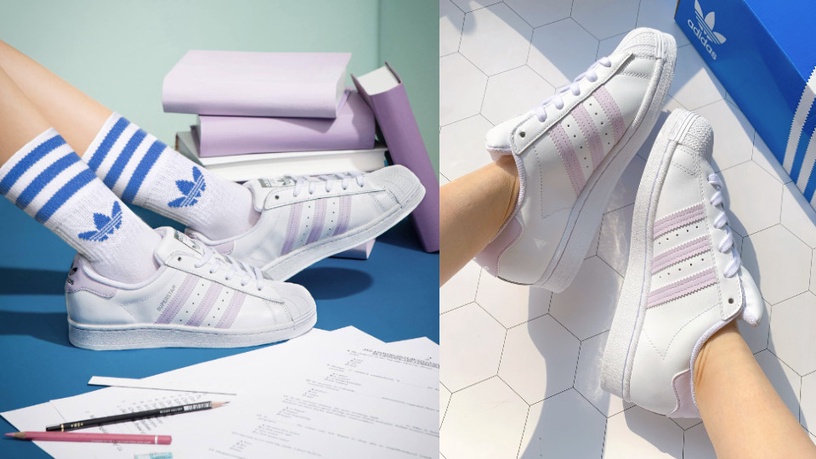 芋泥紫鞋款推薦:adidas Originals SUPERSTAR,NT$3,690