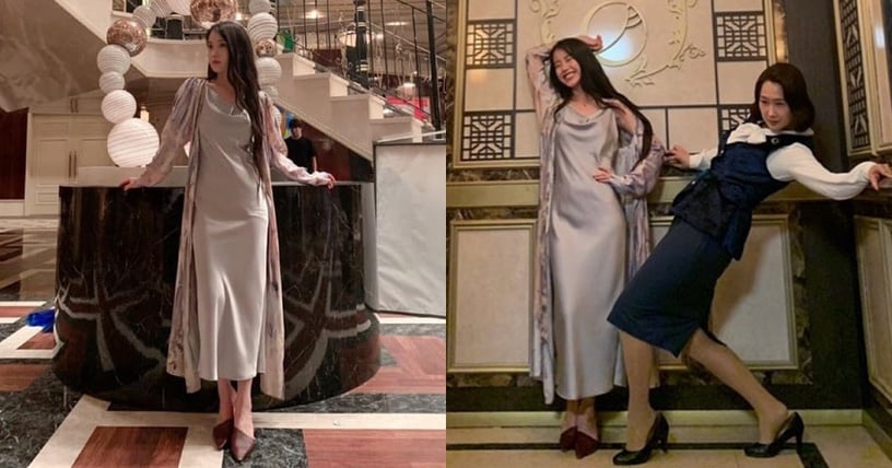 這樣穿男友絕對忍不住!《夫婦》小三韓素希「纯慾系穿搭」,絲質睡衣滿月社長也愛穿