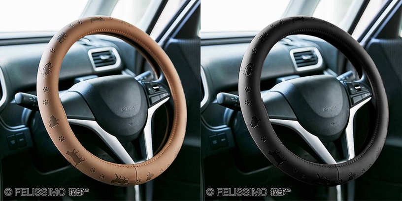 Felissimo貓咪車用雜貨「貓咪車用盒裝紙巾套」3,181日元(約NT$890)