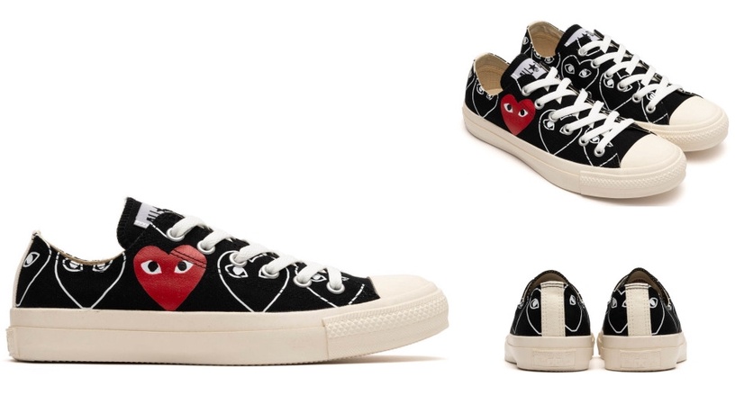Comme des Garçons PLAY x Converse低筒鞋