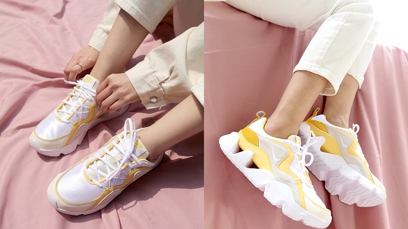 2020春夏必收!「奶油檸檬黃」球鞋推薦,不只NIKE RYZ365,AM 90、FILA也美到冒泡~