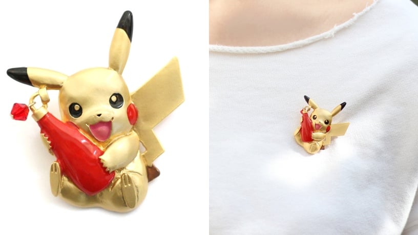 Palnart poc×Pokemon 皮卡丘胸針