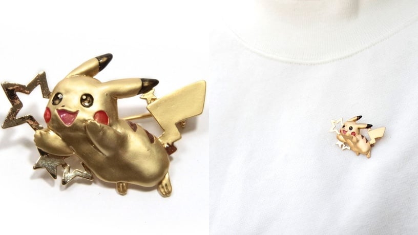 Palnart poc×Pokemon 皮卡丘胸針