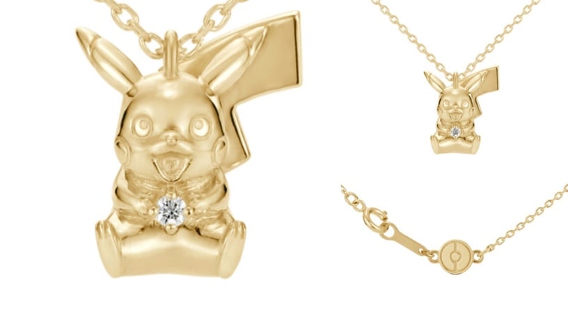 U-TREASURE×Pokemon 皮卡丘18K金頸鏈 NT.24790