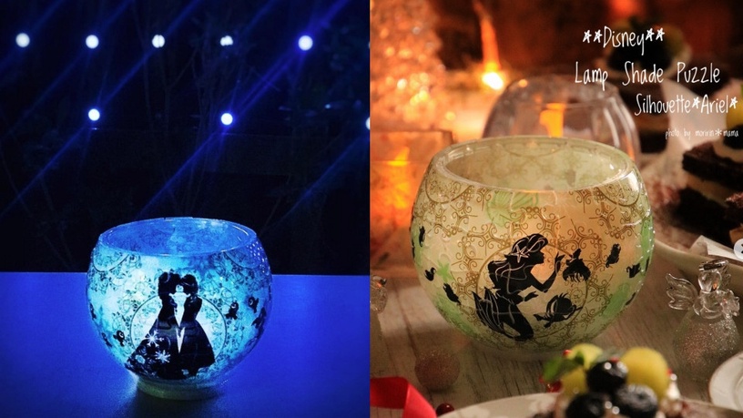 日本「拼圖蠟燭小夜燈」,動手拼出蠟燭燈檯!ELSA、小美人魚、嚕嚕米,超級療癒~