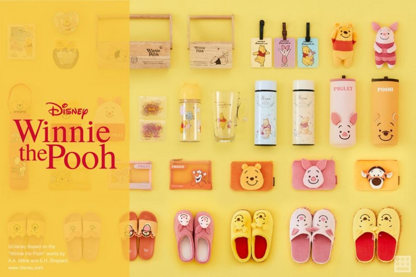 韓國大創推出「小熊維尼」系列商品，每一款都可愛到想要打包帶走