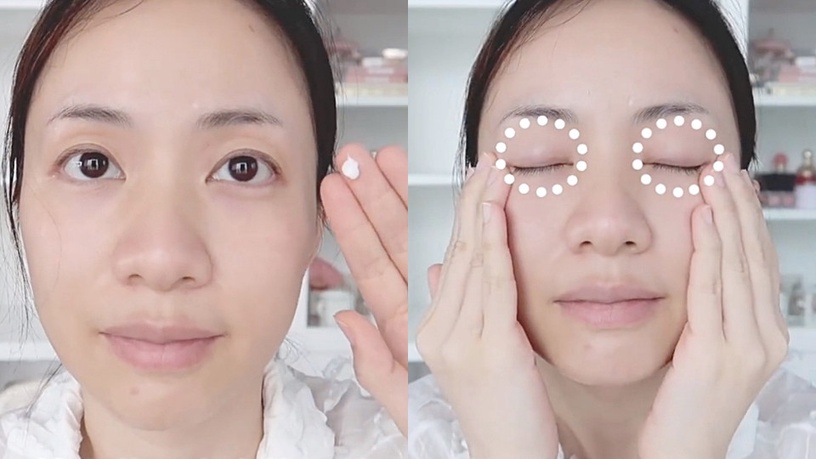 皮膚科醫生親授正確「眼霜塗法」步驟!眼周細紋、黑眼圈淡化有感,眼霜吸收不長肉芽