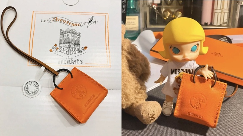 最好入手的愛馬仕!Hermès「迷你小橘袋」像是被縮小燈照到,超Q萌外型席捲時尚圈~