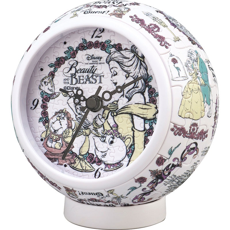 迪士尼拼圖時鐘「美女與野獸」3,740日元（約NT$1,045）