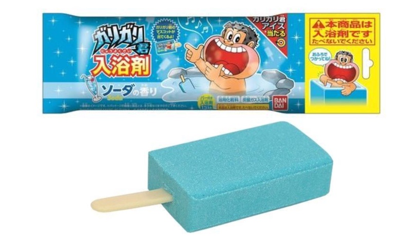 用冰棒泡澡!嘎哩嘎哩君推「冰棒入浴劑」,百分百冰棒還原造型超吸睛!