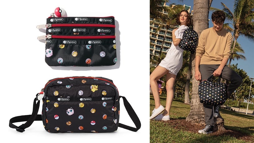 寶可夢 X LeSportsac 驚喜聯名,超可愛精靈球手腕包、斜背包,直接收服你的心!