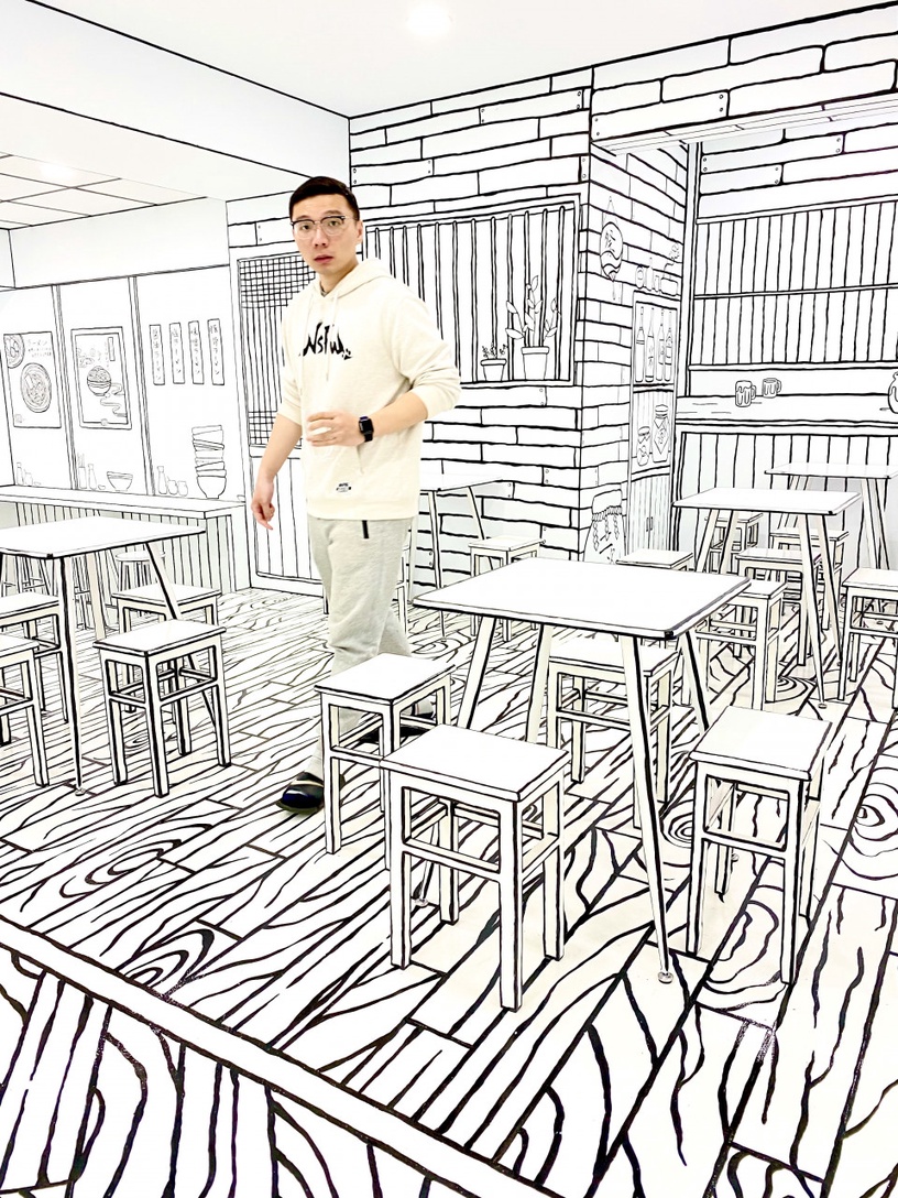 根本像是走進漫畫場景!「2D Taiwan」 繪畫風咖啡廳5/10開幕,10個IG打卡點讓你拍不停
