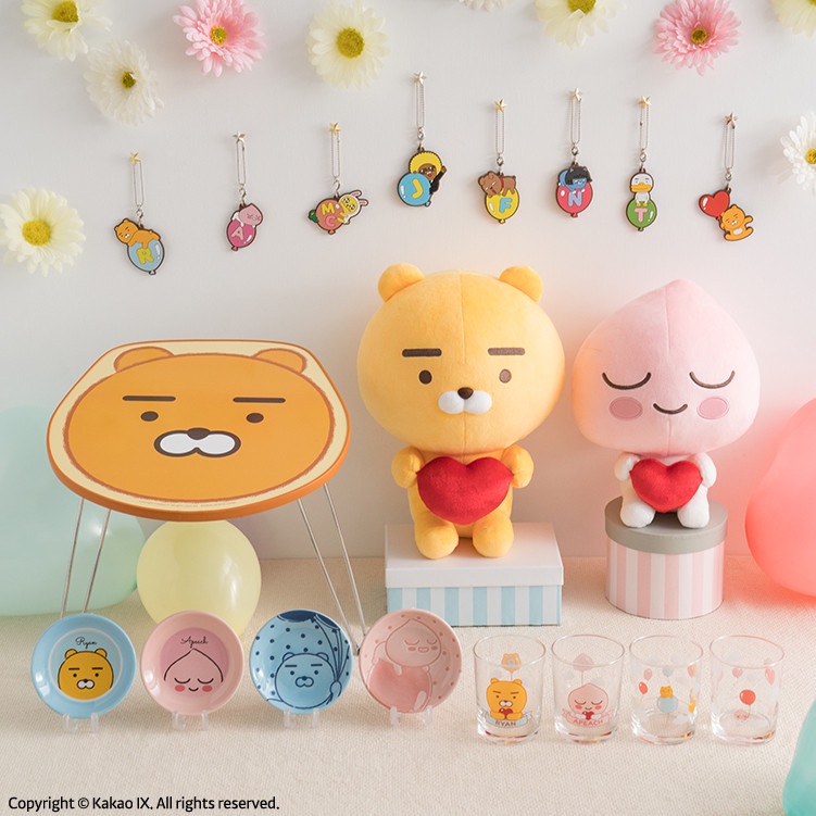 「Kakao Friends一番賞」療癒登場!萊恩&Apeach玻璃杯、萊恩造型小桌,可愛又實用必收