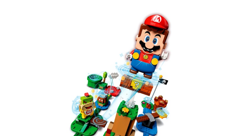 樂高LEGO®「樂高超級瑪利歐」!瑪利歐積木居然有聲音還會換表情,堪稱樂高界創舉~