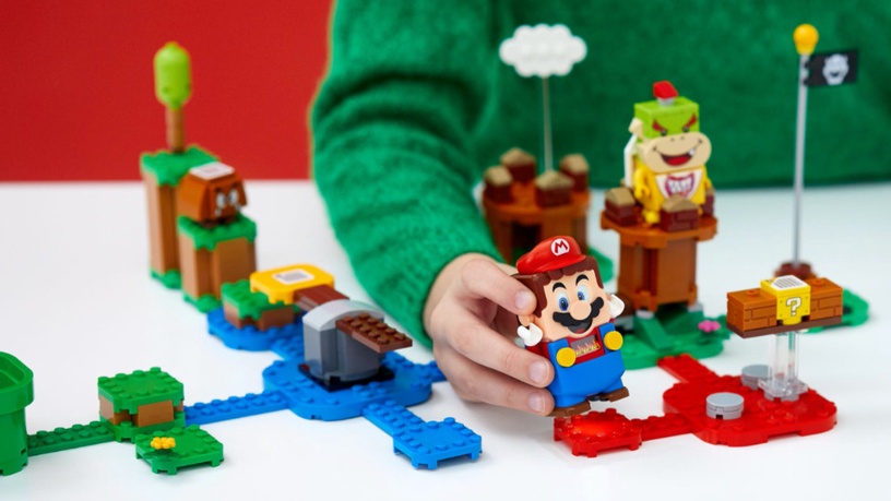 樂高LEGO®「樂高超級瑪利歐」!瑪利歐積木居然有聲音還會換表情,堪稱樂高界創舉~