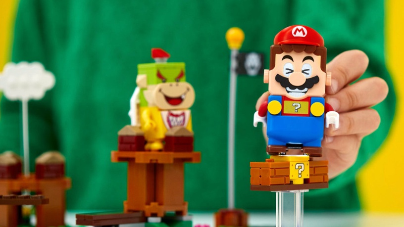 樂高LEGO®「樂高超級瑪利歐」!瑪利歐積木居然有聲音還會換表情,堪稱樂高界創舉~