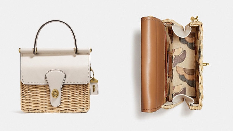 #精品系草編包推薦:Coach WILLIS 18 /NT$16,800