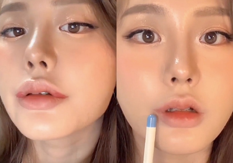韓妞親授「微笑唇」畫法!手把手教學、手殘0技巧,畫出上揚微笑線,招桃花的好感唇