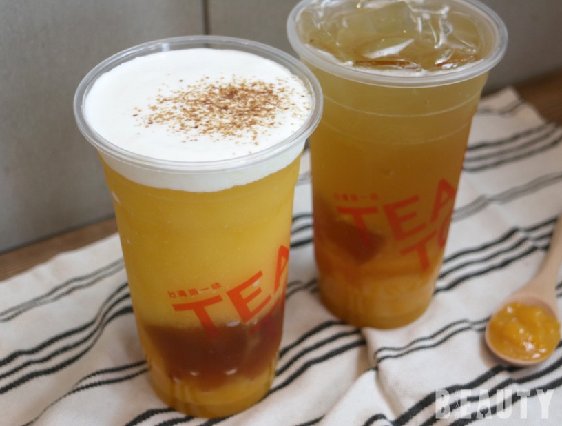 TEA TOP推出芒果季！水蜜桃＆芒果結合出的酸甜滋味，加碼紫芋西米露、紅豆粉粿也必喝