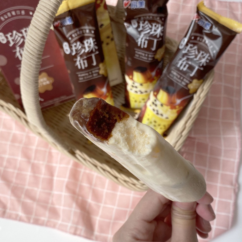 小美雪糕新品!粉嫩「珍珠芋角雪糕」、吃得到布丁的「珍珠布丁雪糕」,這三家超商開賣