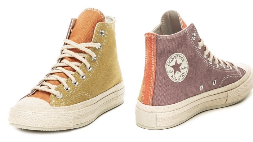 Converse「粉彩拼接撞色」帆布鞋台灣開賣